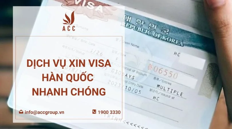 Dịch vụ xin visa Hàn Quốc