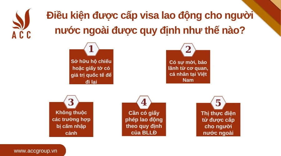 Điều kiện được cấp visa lao động cho người nước ngoài được quy định như thế nào