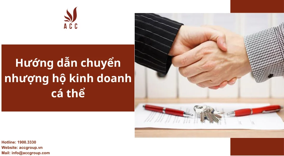 Hướng dẫn chuyển nhượng hộ kinh doanh cá thể