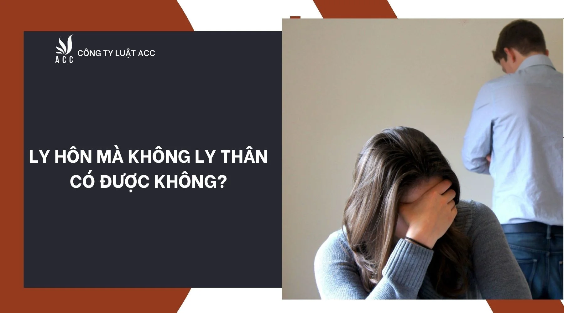 Ly hôn mà không ly thân có được không