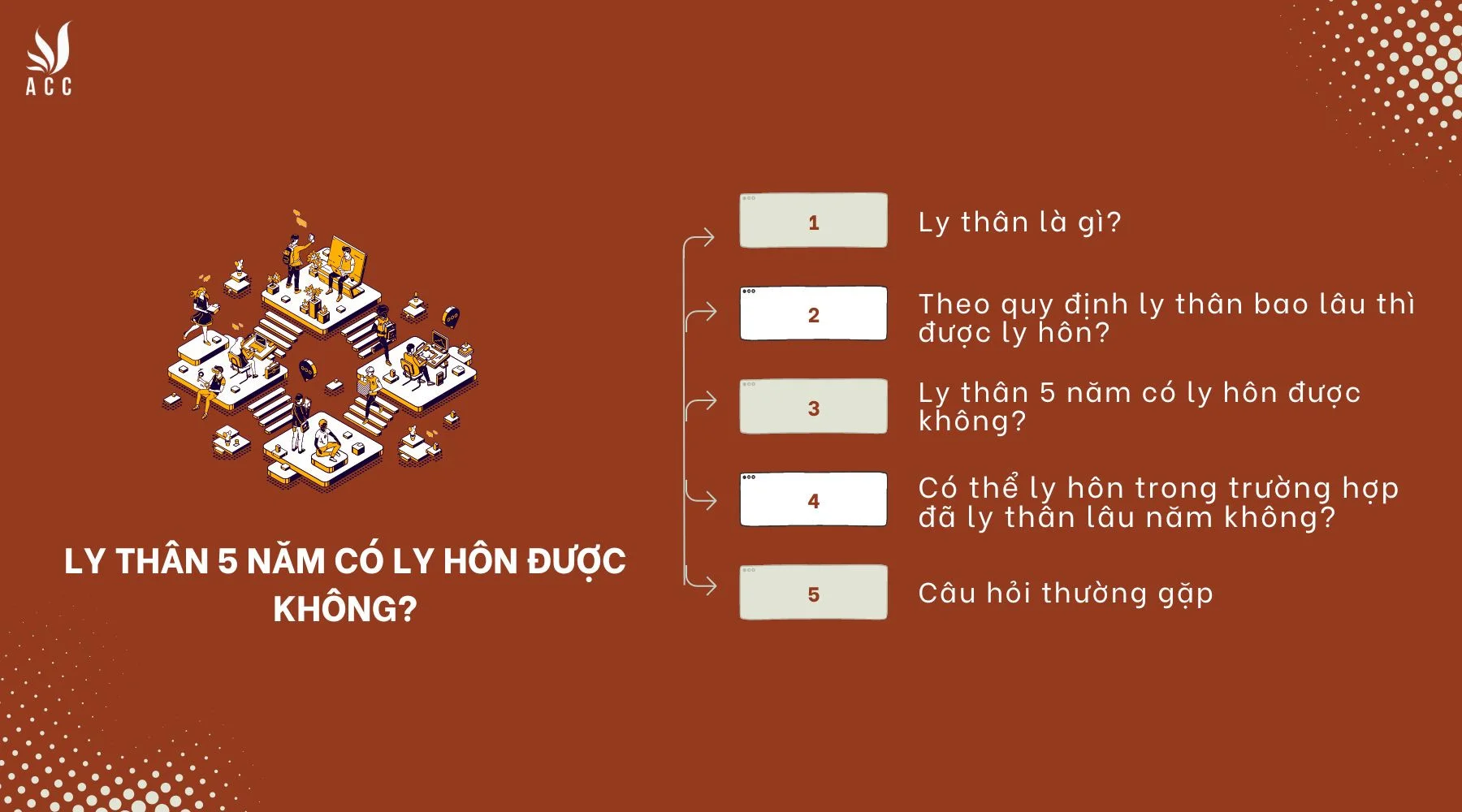 Ly thân 5 năm có ly hôn được không