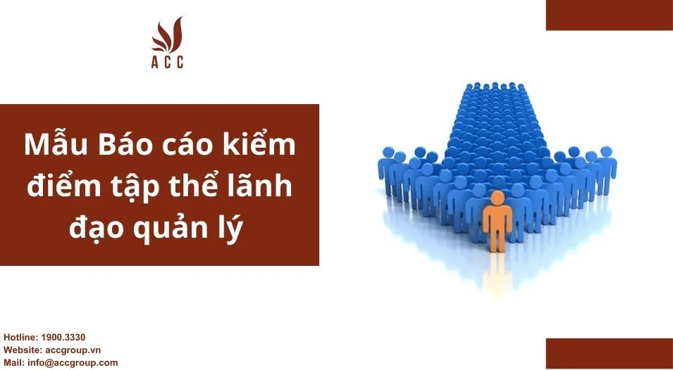 Mẫu Báo cáo kiểm điểm tập thể lãnh đạo quản lý