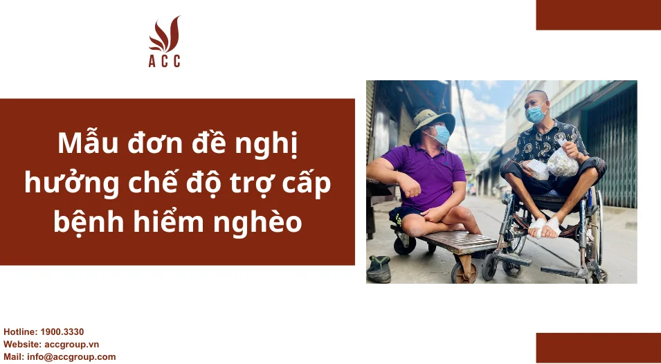 Mẫu đơn đề nghị hưởng chế độ trợ cấp bệnh hiểm nghèo