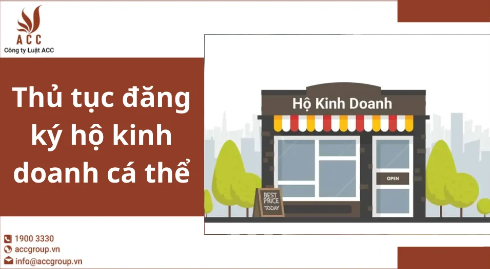 Thủ tục đăng ký hộ kinh doanh cá thể