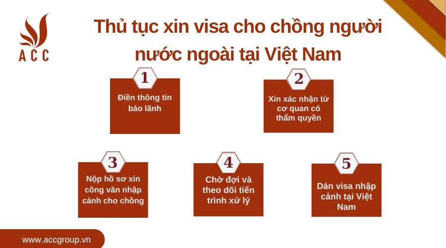  Thủ tục xin visa cho chồng người nước ngoài tại Việt Nam