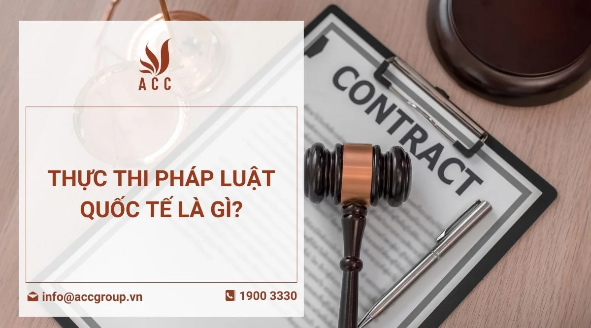 Thực thi pháp luật quốc tế là gì