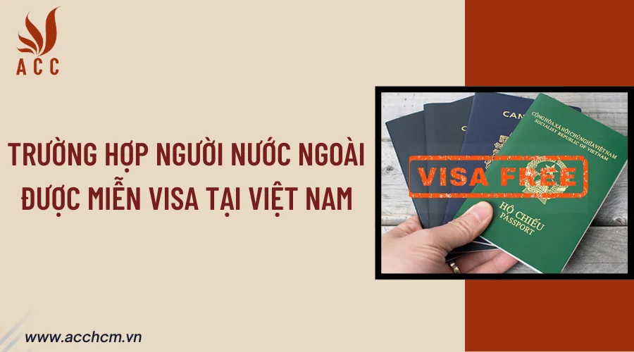Trường hợp người nước ngoài được miễn visa tại Việt Nam