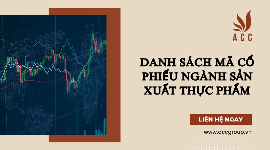 Danh sách mã cổ phiếu ngành sản xuất thực phẩm