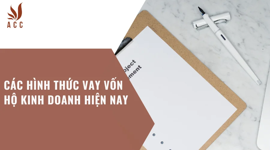 Các hình thức vay vốn hộ kinh doanh hiện nay