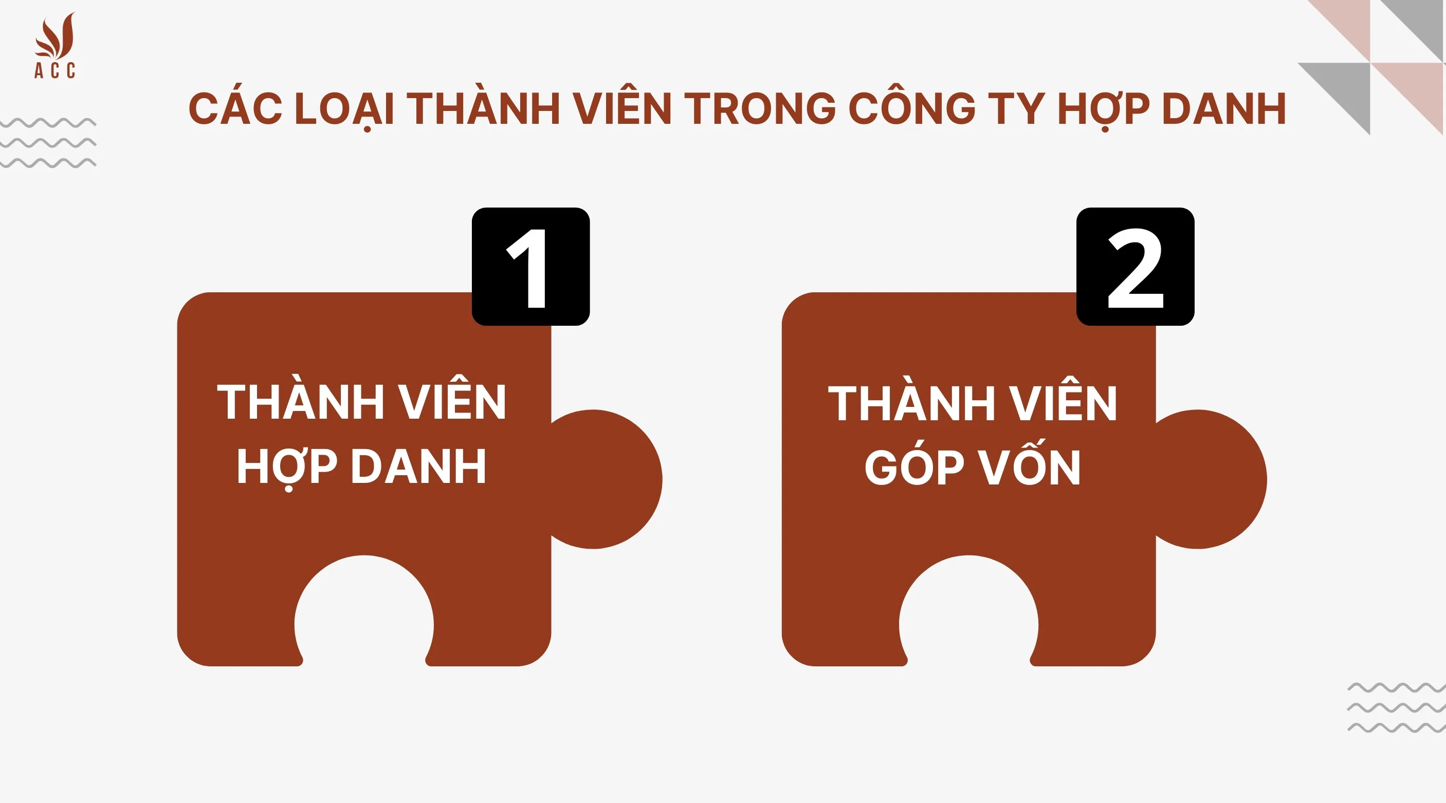 Các loại thành viên trong công ty hợp danh