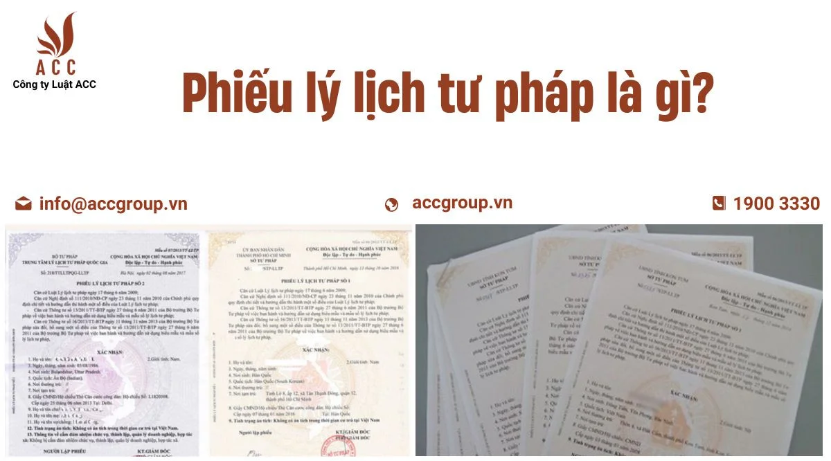 Phiếu lý lịch tư pháp là gì?