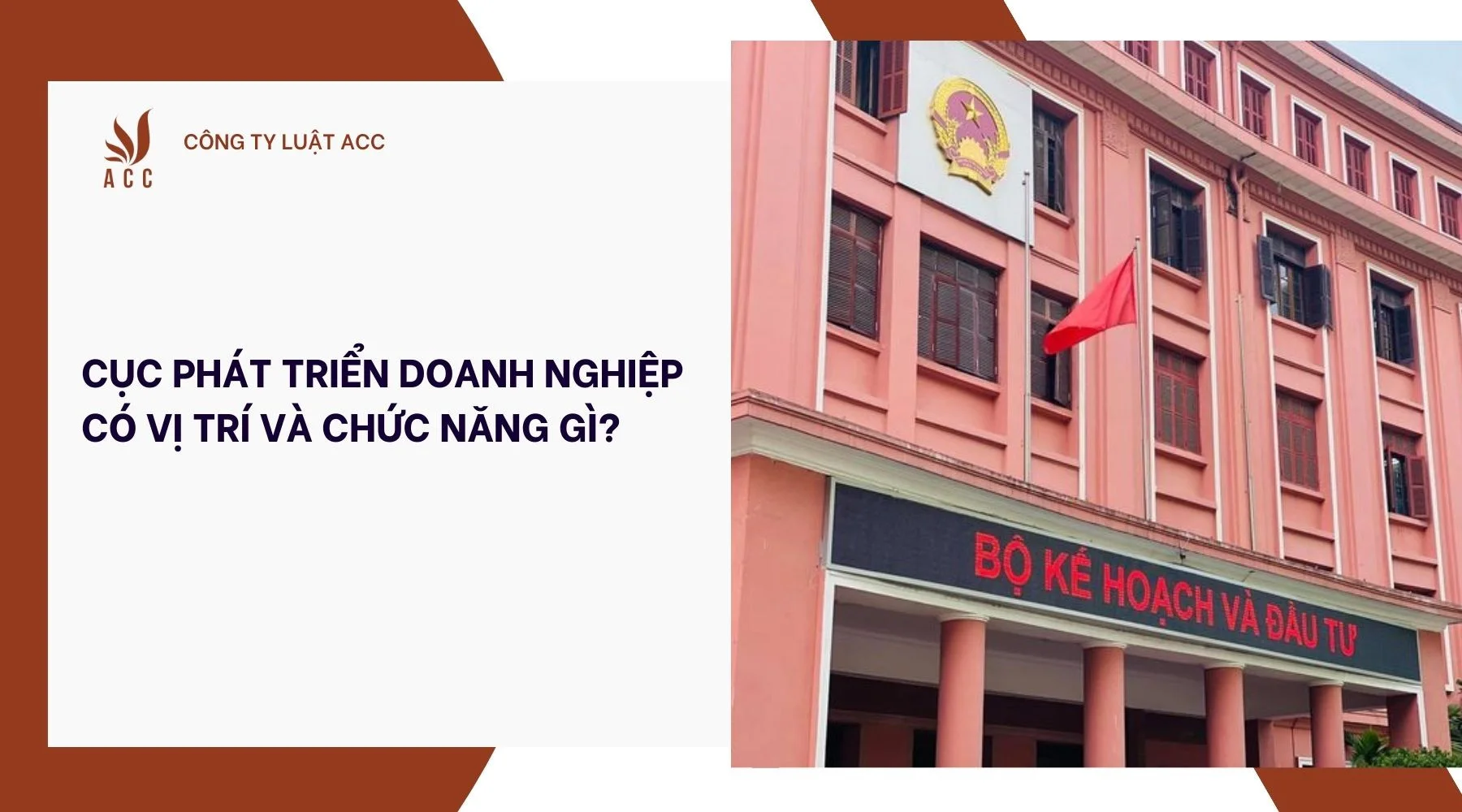 Cục phát triển doanh nghiệp có vị trí và chức năng gì?