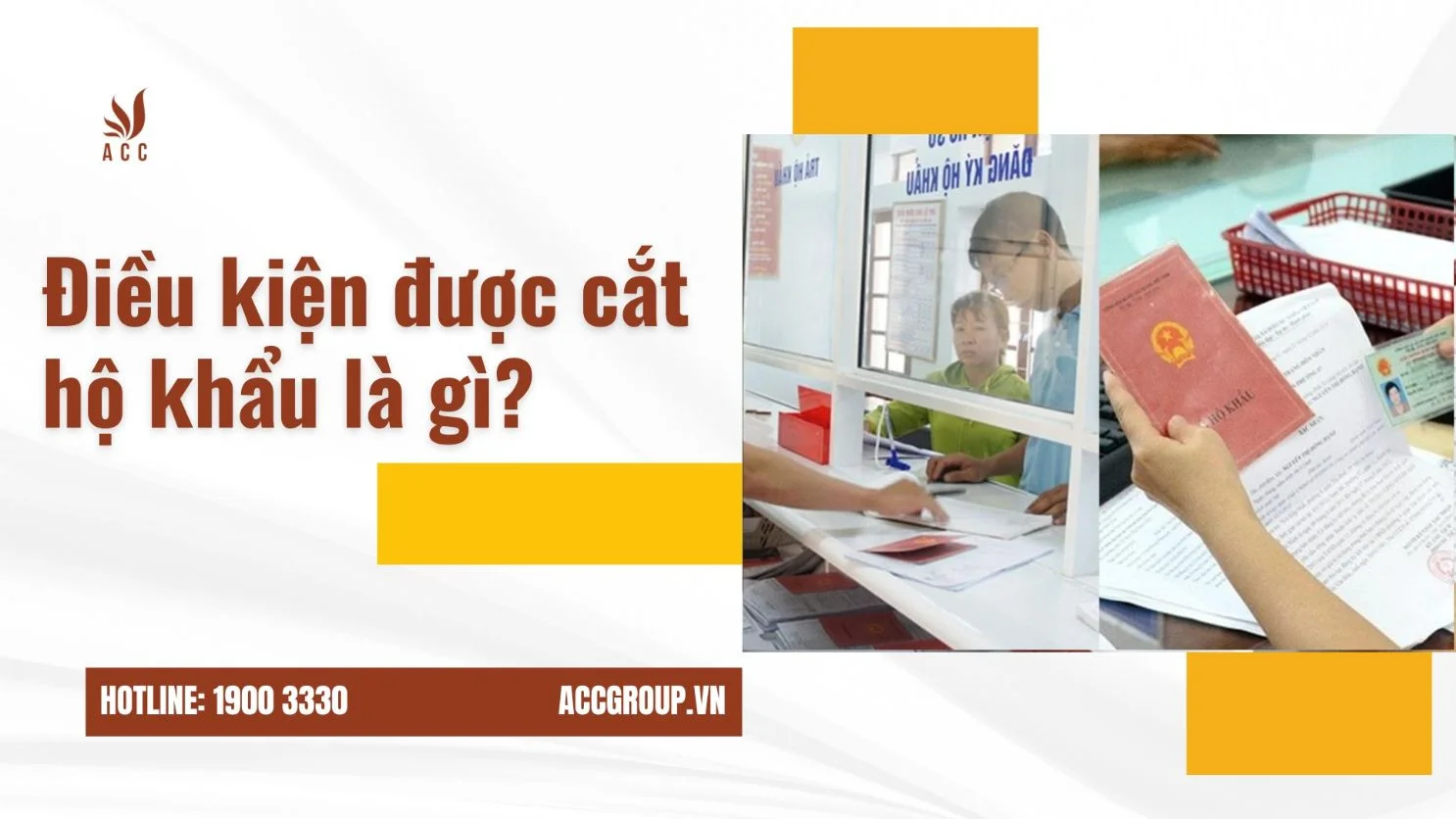 Điều kiện được cắt hộ khẩu là gì?