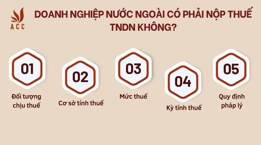 Doanh nghiệp nước ngoài có phải nộp thuế TNDN không?