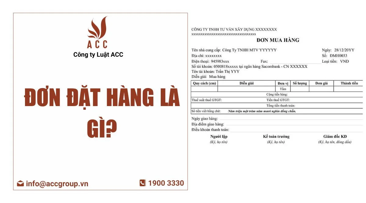 Đơn đặt hàng là gì