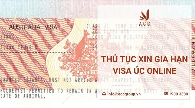 Thủ tục xin gia hạn visa Úc online