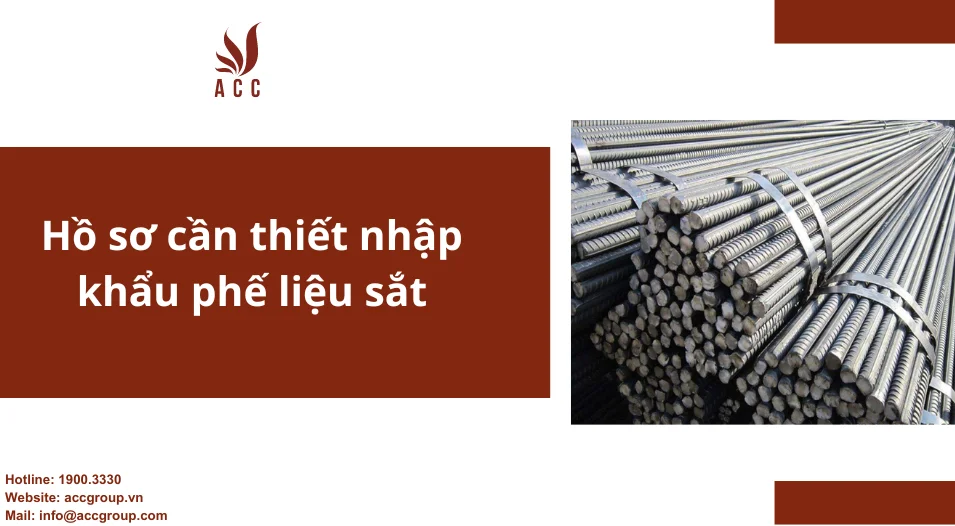 Hồ sơ cần thiết nhập khẩu phế liệu sắt