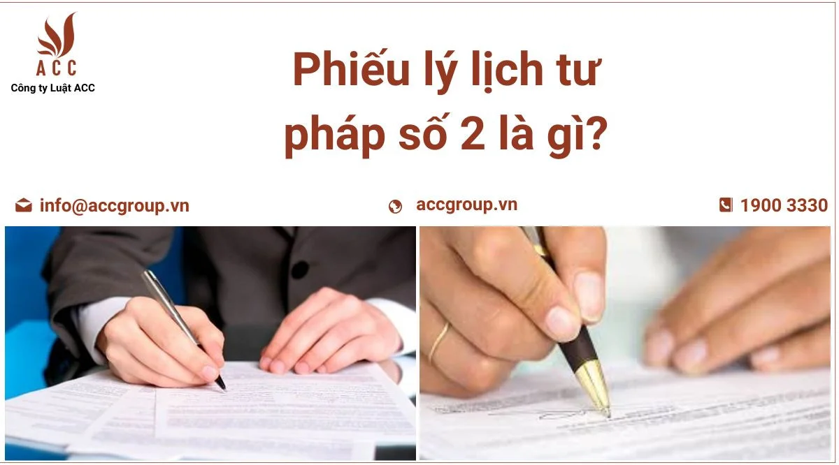 Phiếu lý lịch tư pháp số 2 là gì?