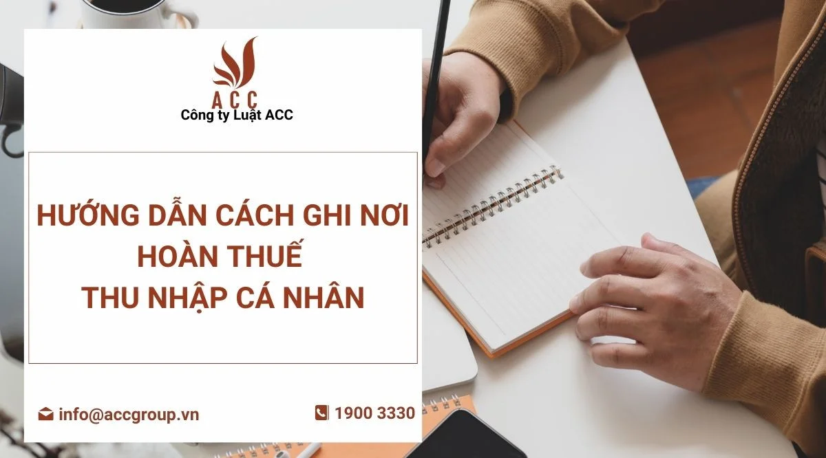 Hướng dẫn cách ghi nơi hoàn thuế thu nhập cá nhân