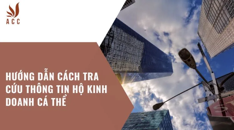 Hướng dẫn cách tra cứu thông tin hộ kinh doanh cá thể