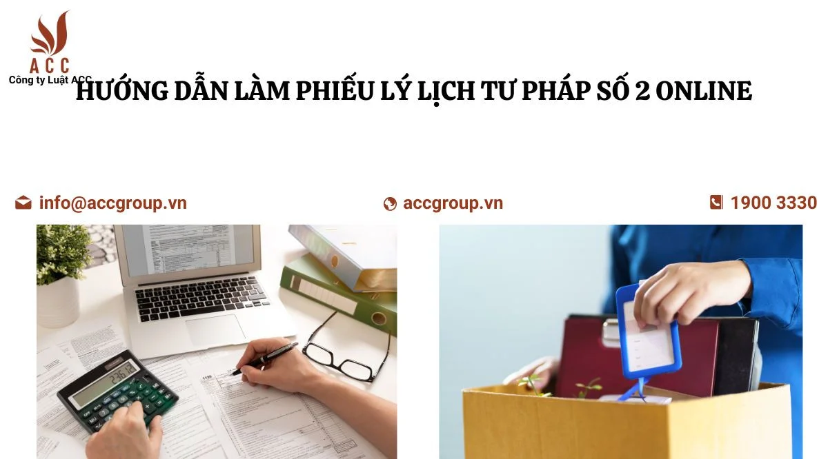 Hướng dẫn làm  lý lịch tư pháp số 2 online