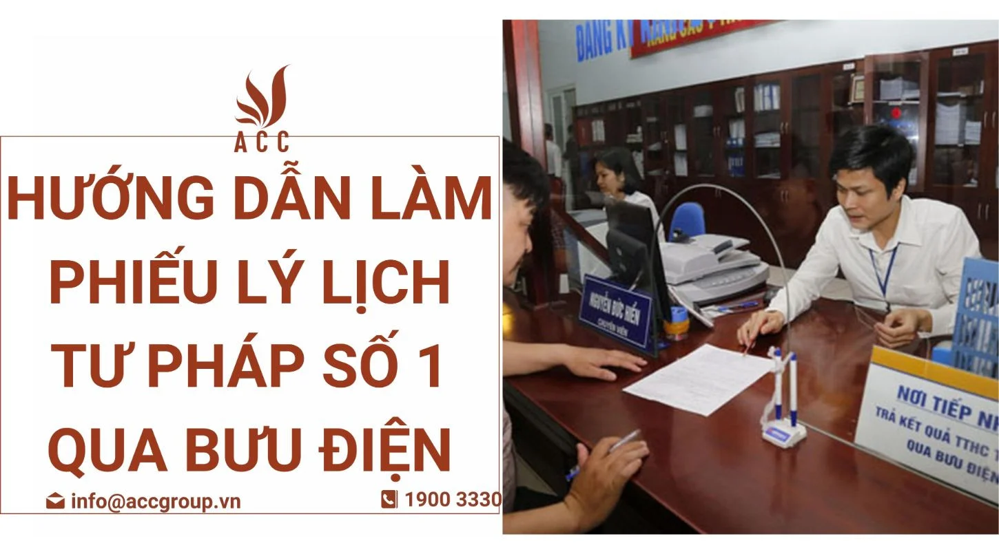 Hướng dẫn làm phiếu lý lịch tư pháp số 1 qua bưu điện