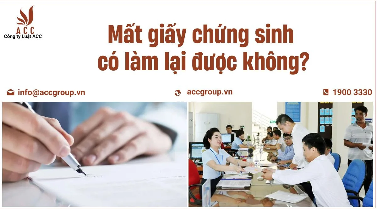 Mất giấy chứng sinh có làm lại được không?