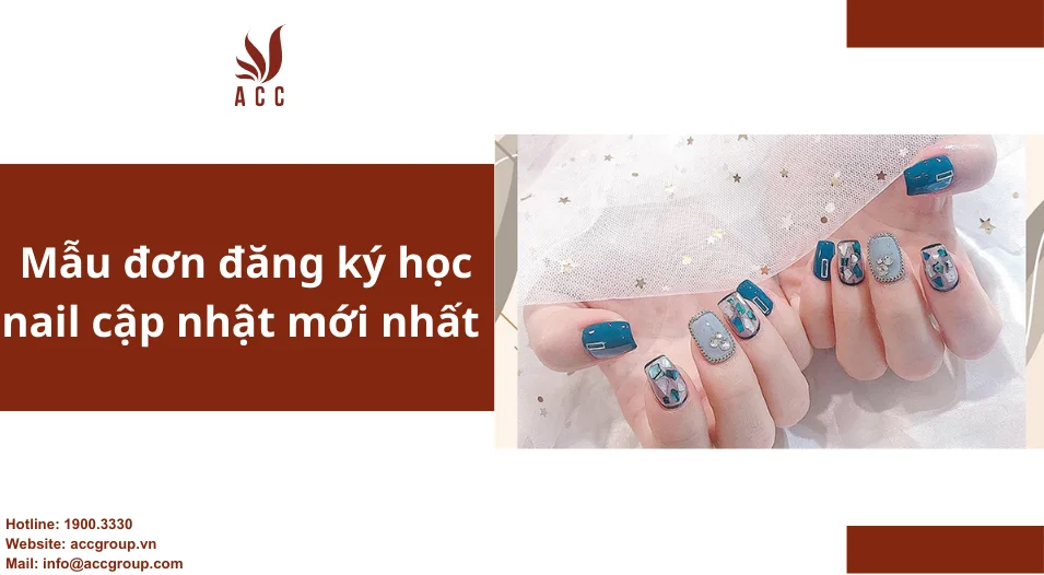 Mẫu đơn đăng ký học nail cập nhật mới nhất