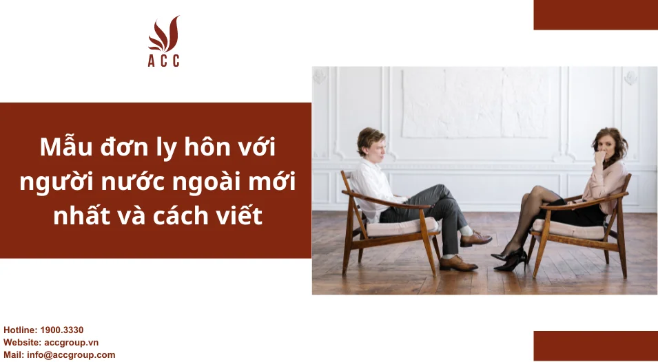 Mẫu đơn ly hôn với người nước ngoài mới nhất và cách viết