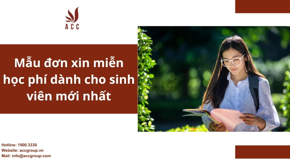 Mẫu đơn xin miễn học phí dành cho sinh viên mới nhất