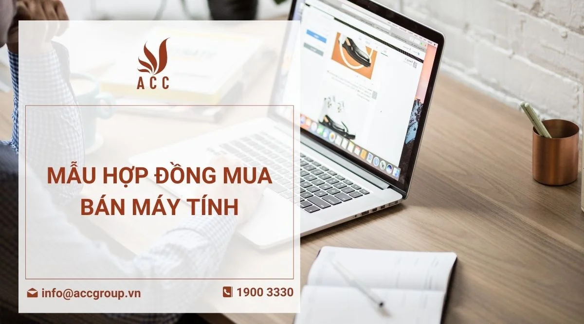 Mẫu hợp đồng mua bán máy tính