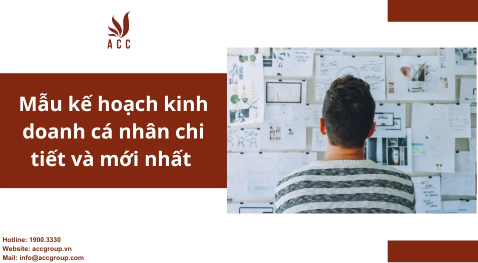 Mẫu kế hoạch kinh doanh cá nhân chi tiết và mới nhất