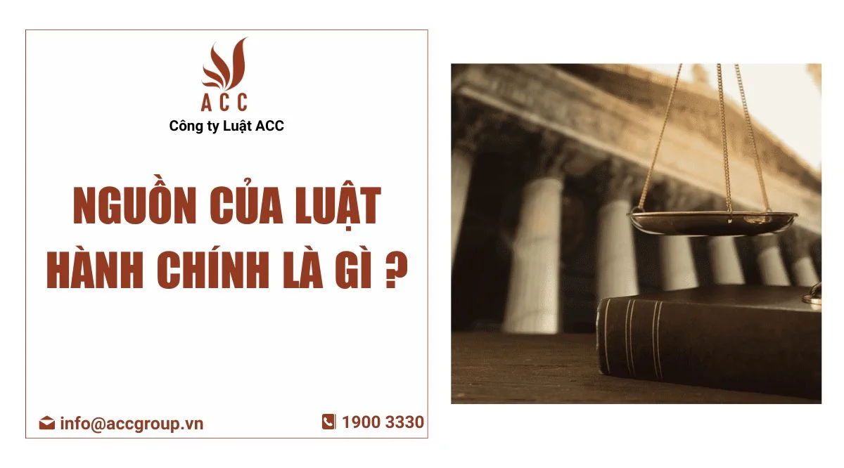 Nguồn của luật hành chính là gì?