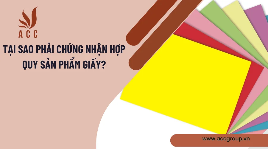 Tại sao phải chứng nhận hợp quy sản phẩm giấy?