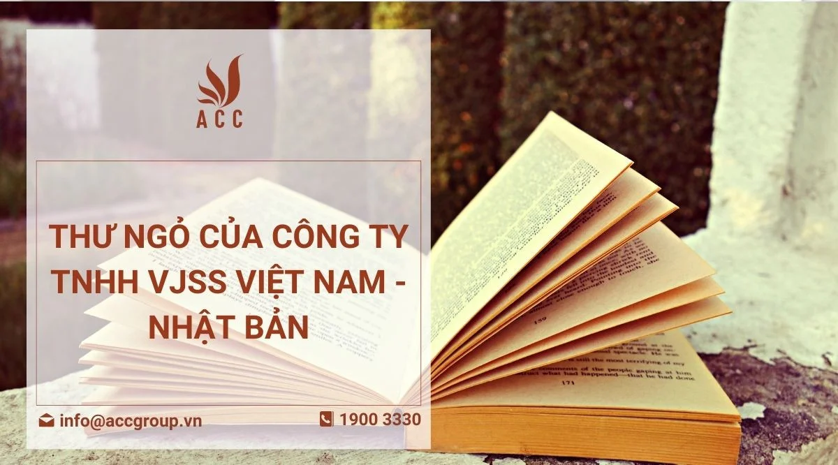 Thư ngỏ của Công ty TNHH VJSS VIỆT NAM - NHẬT BẢN