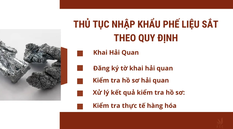 Thủ tục nhập khẩu phế liệu sắt theo quy định