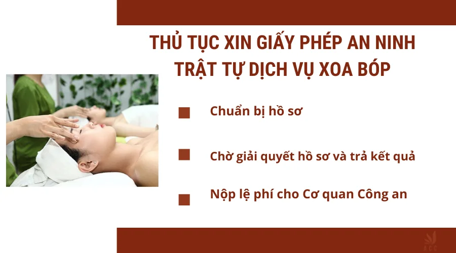  Thủ tục xin giấy phép an ninh trật tự dịch vụ xoa bóp 