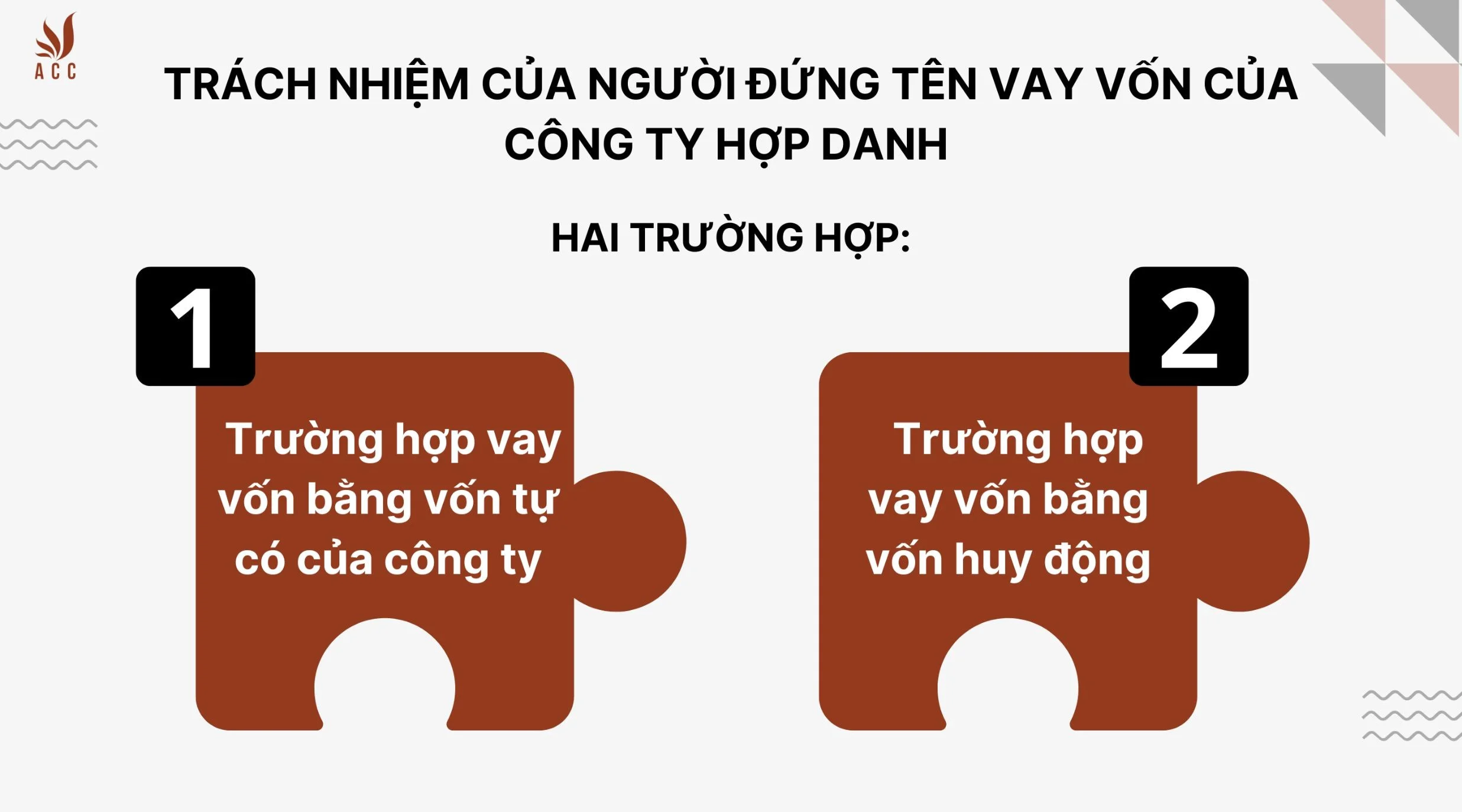 Trách nhiệm của người đứng tên vay vốn của công ty hợp danh 