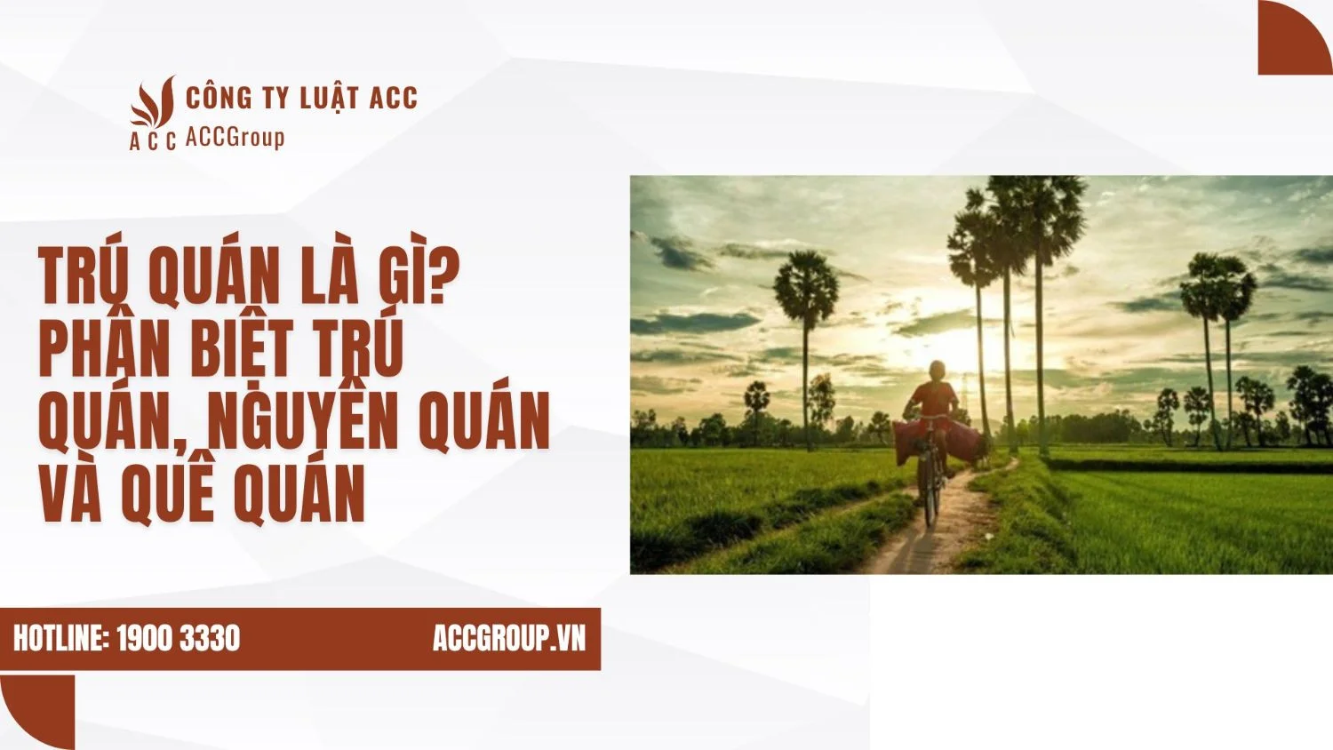 Trú quán là gì? Phân biệt trú quán, nguyên quán và quê quán