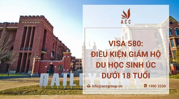 Visa 580: Điều kiện giám hộ du học sinh Úc dưới 18 tuổi