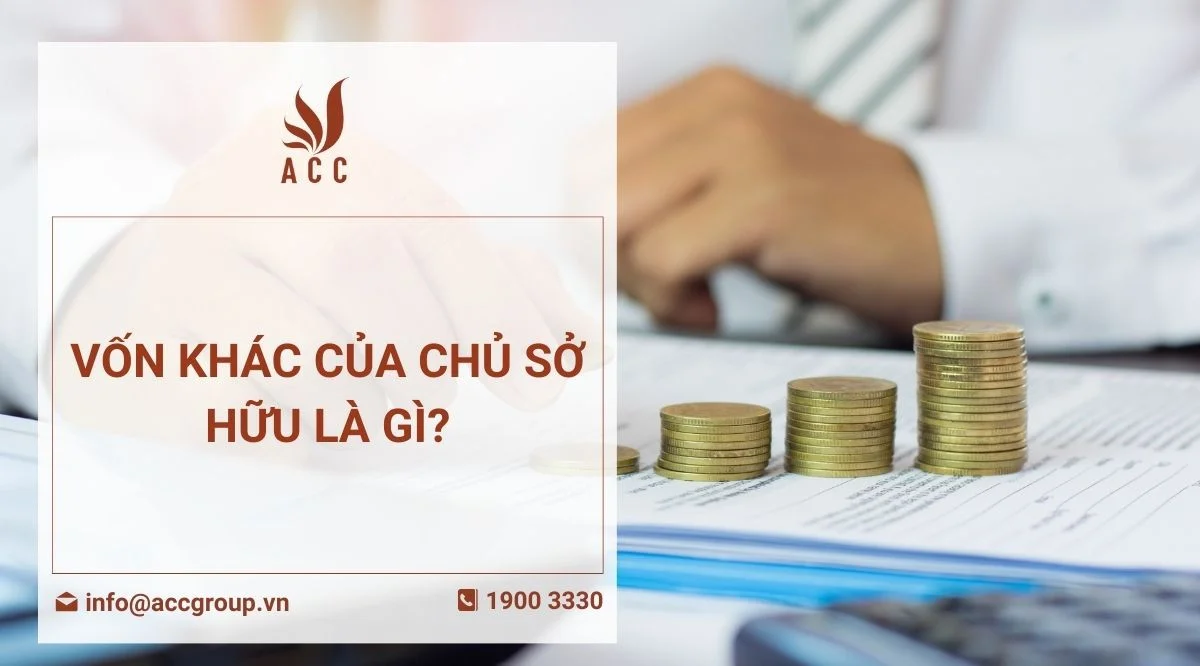 Vốn khác của chủ sở hữu là gì