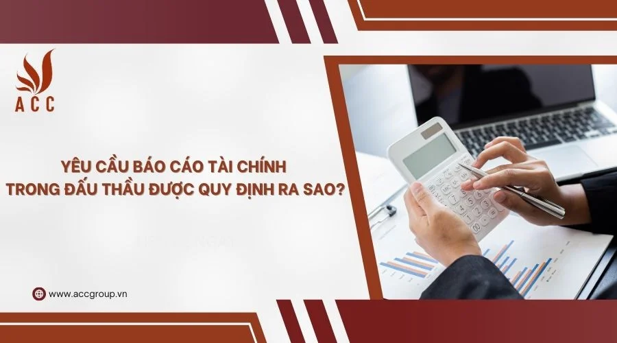 Yêu cầu báo cáo tài chính trong đấu thầu được quy định ra sao?