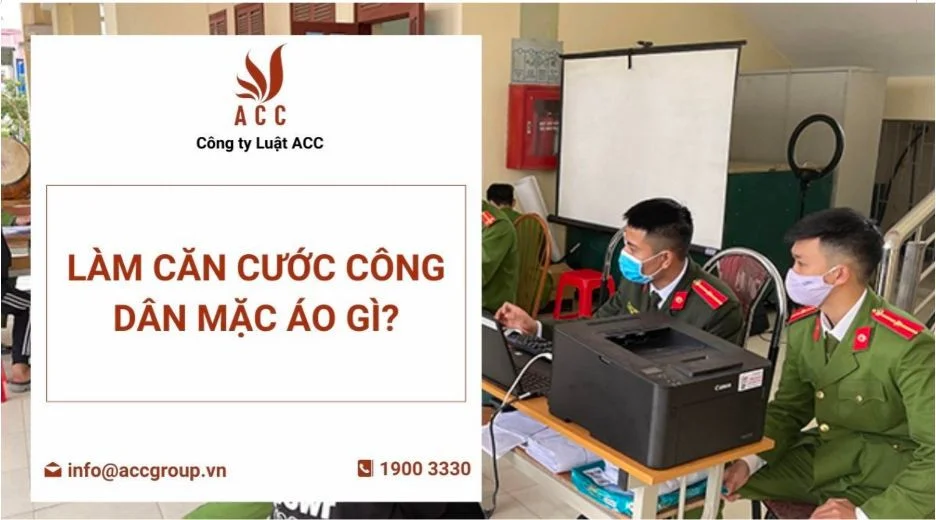 Làm căn cước công dân mặc áo gì?