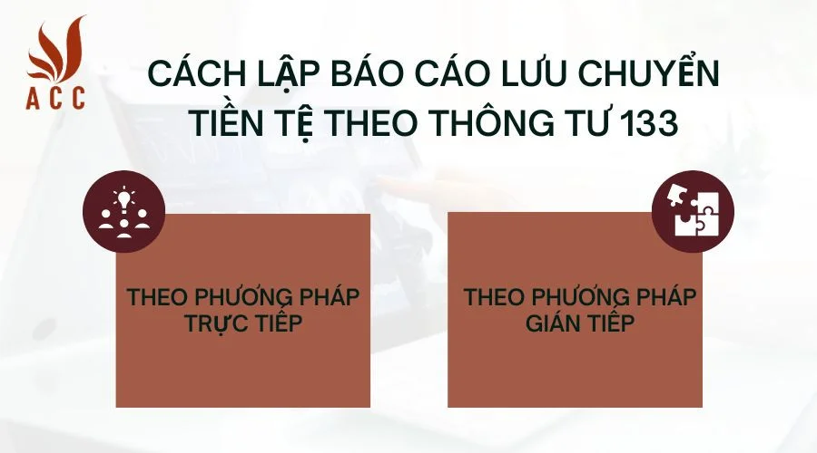  Cách lập báo cáo lưu chuyển tiền tệ theo thông tư 133