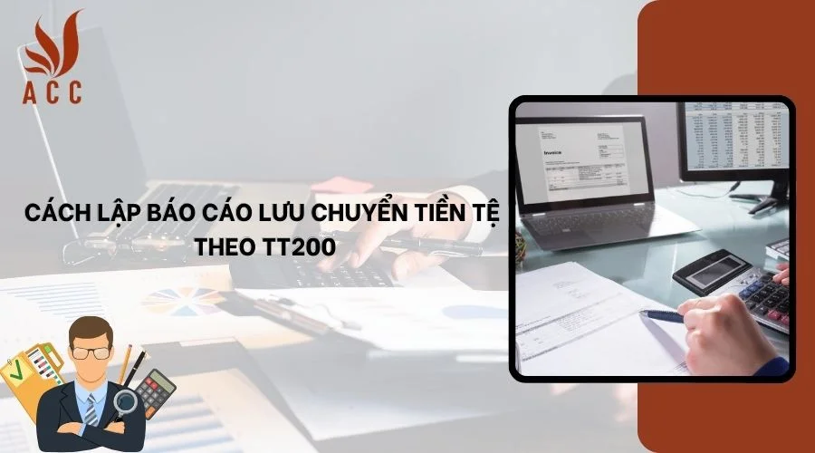 Cách lập báo cáo lưu chuyển tiền tệ theo tt200