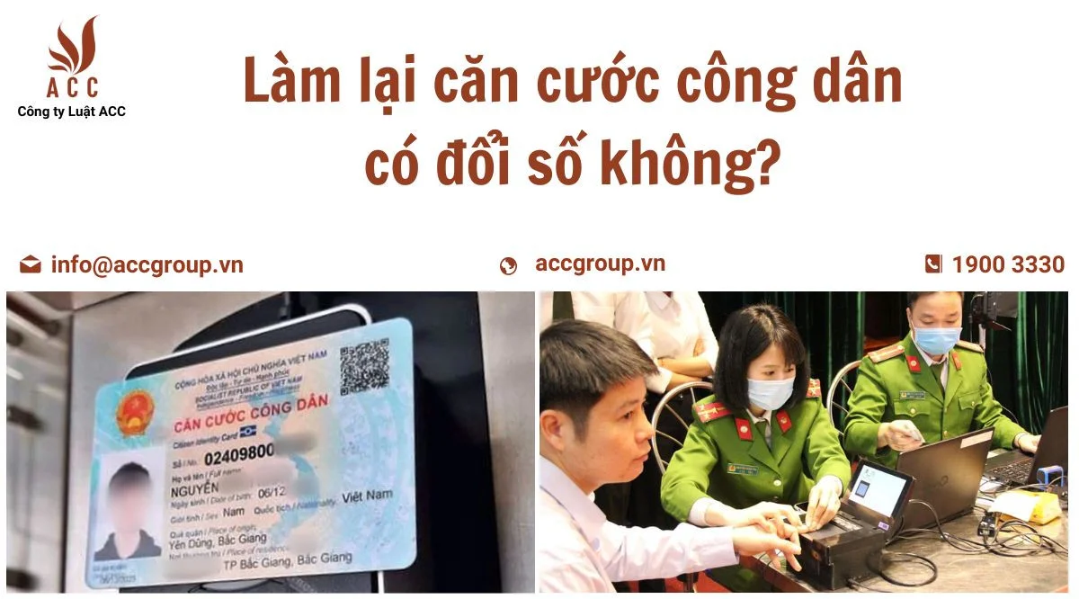 Làm lại căn cước công dân có đổi số không?