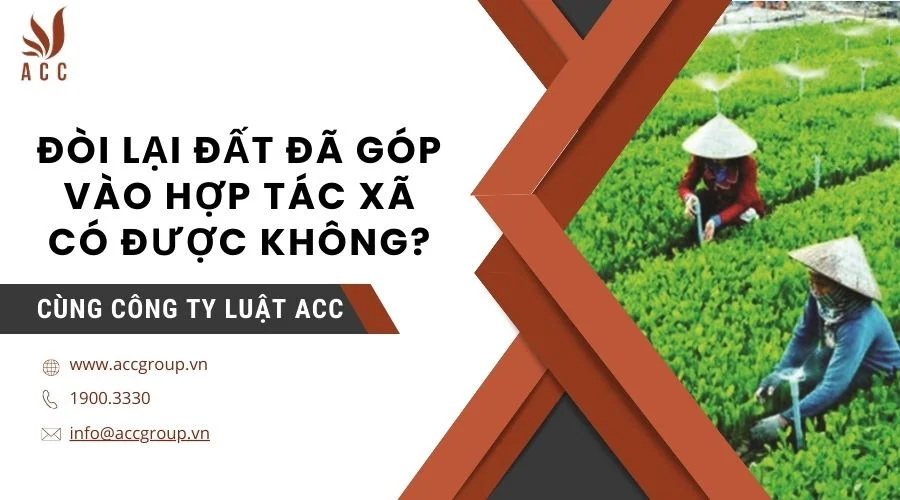 Đòi lại đất đã góp vào hợp tác xã có được không?