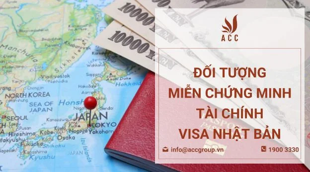 Đối tượng miễn chứng minh tài chính visa nhật