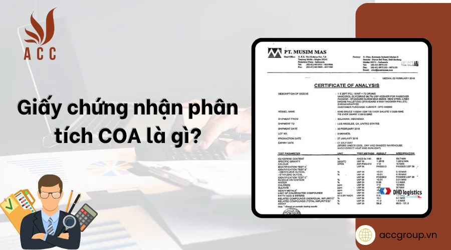 Giấy chứng nhận phân tích COA là gì?