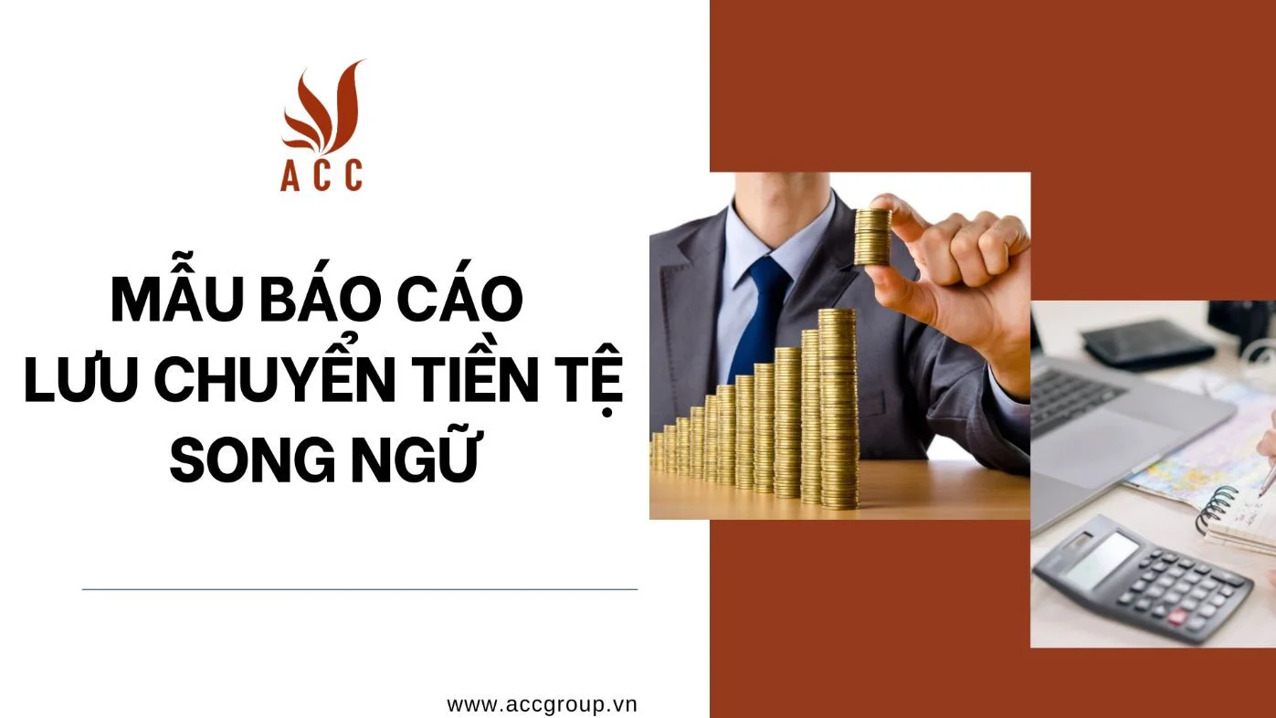 Mẫu báo cáo lưu chuyển tiền tệ song ngữ